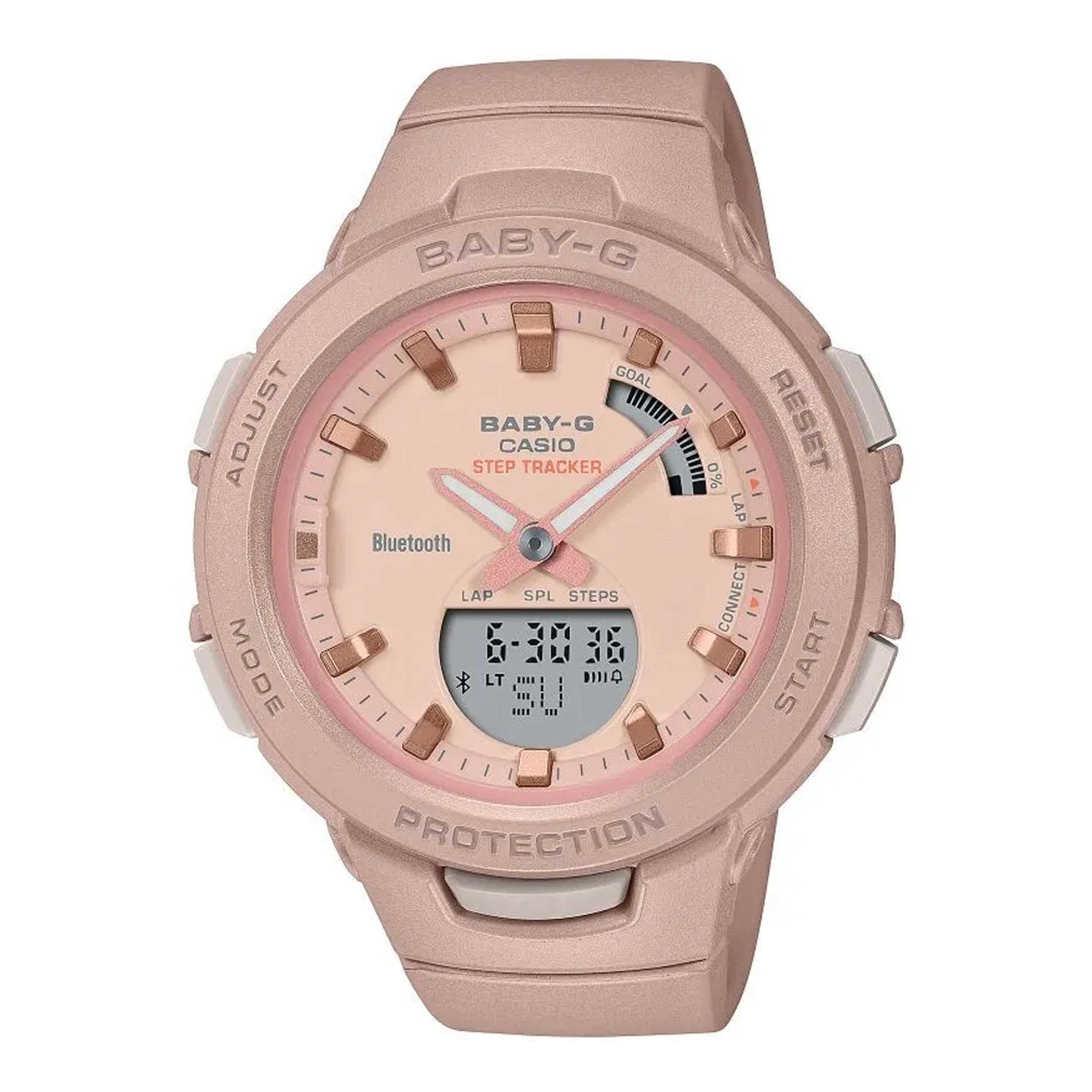 ساعت مچی زنانه کاسیو بیبی جی مدل  CASIO BABY-G BSA-B100CS-4ADR
