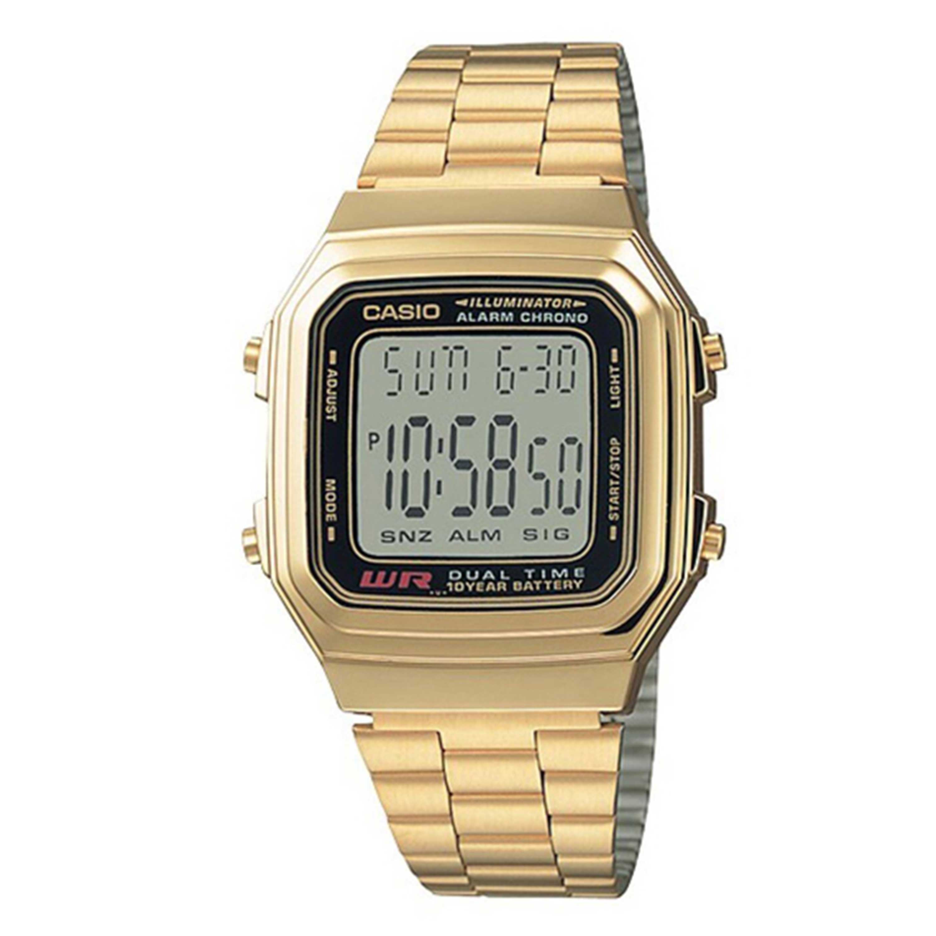 ساعت مچی نوستالژی کاسیو مدل CASIO A178WGA-1ADF
