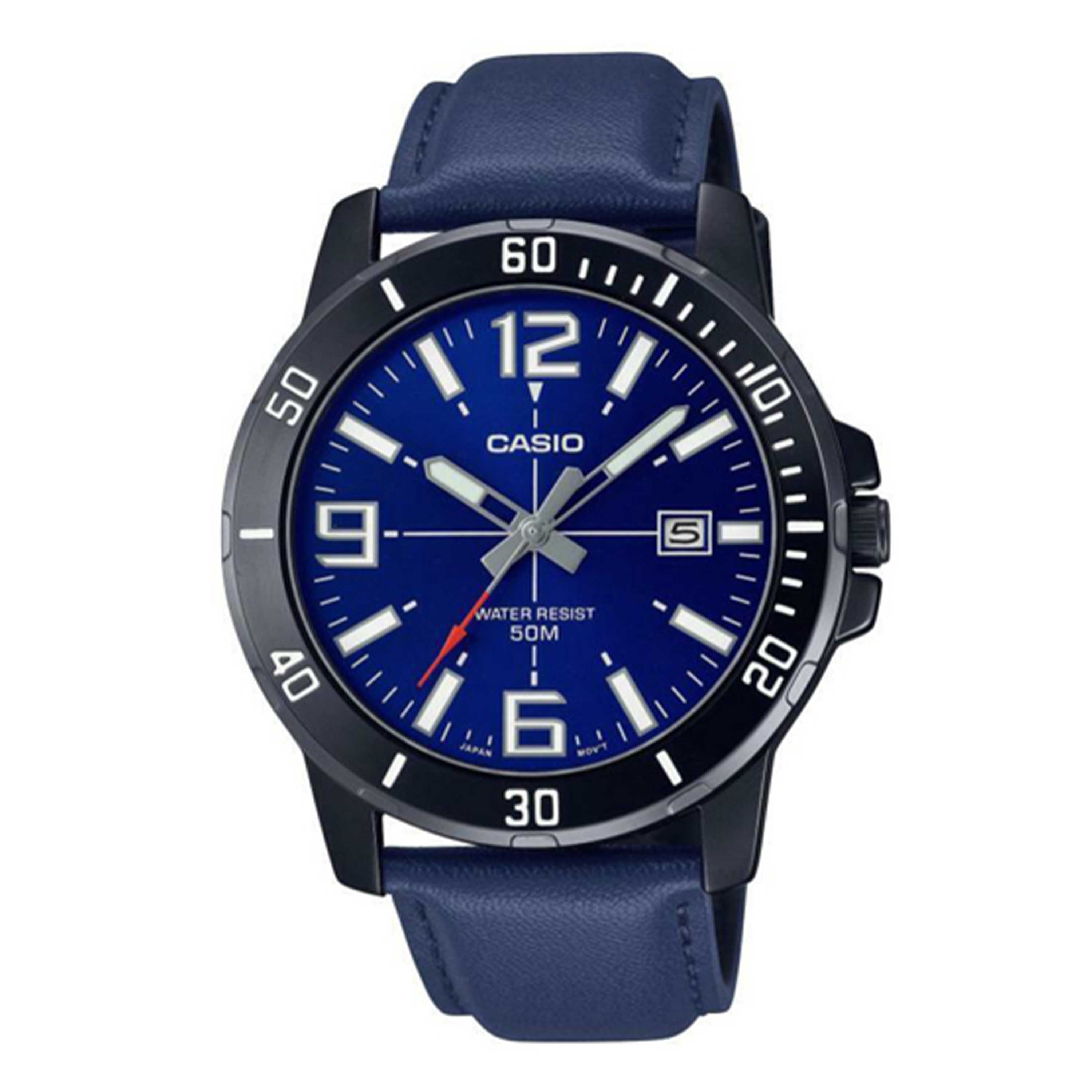 ساعت مچی مردانه کاسیو جنرال مدل CASIO MTP-VD01BL-2B