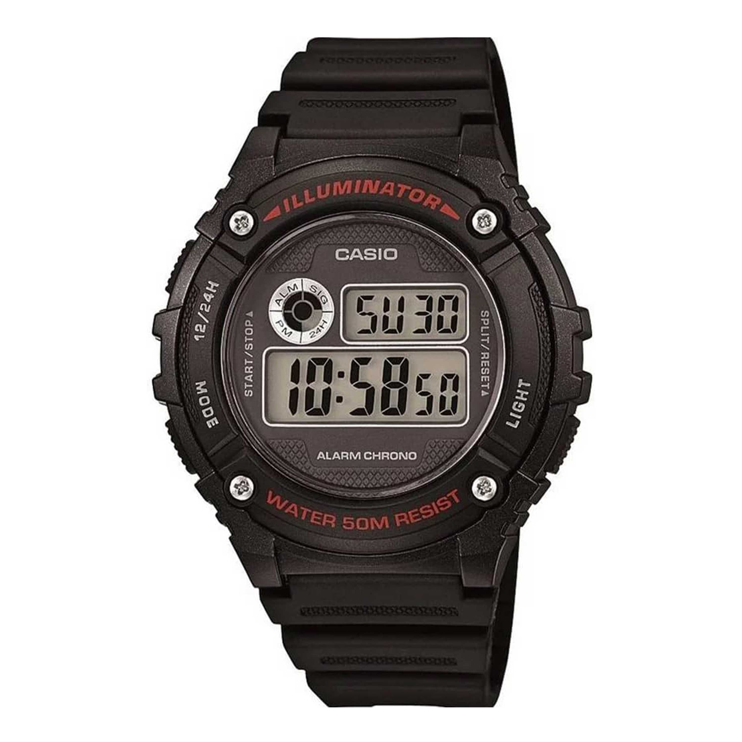 ساعت مچی اسپرت کاسیو مدل CASIO W-216H-1AVDF
