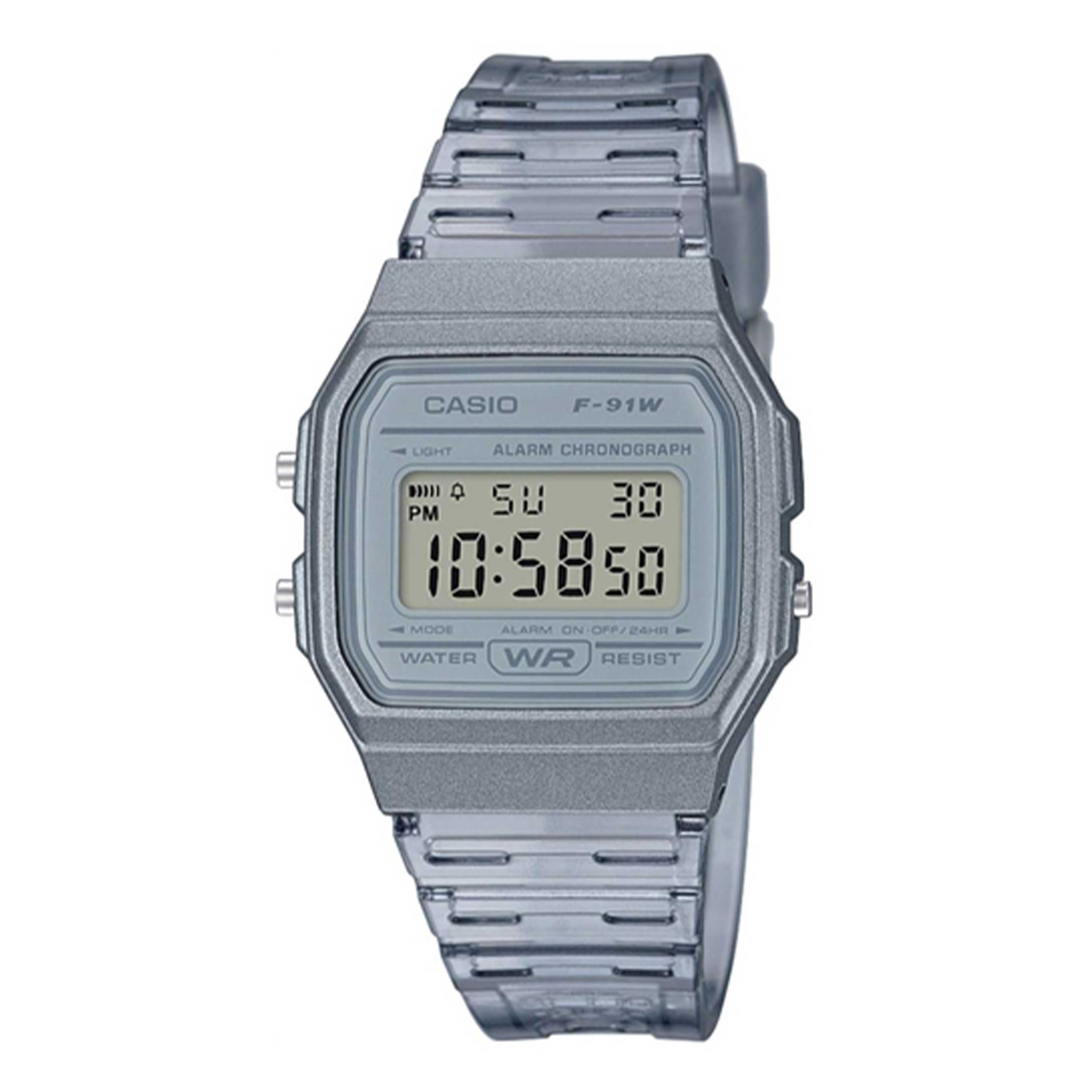 ساعت مچی نوستالژی کاسیو مدل CASIO F-91WS-8DF