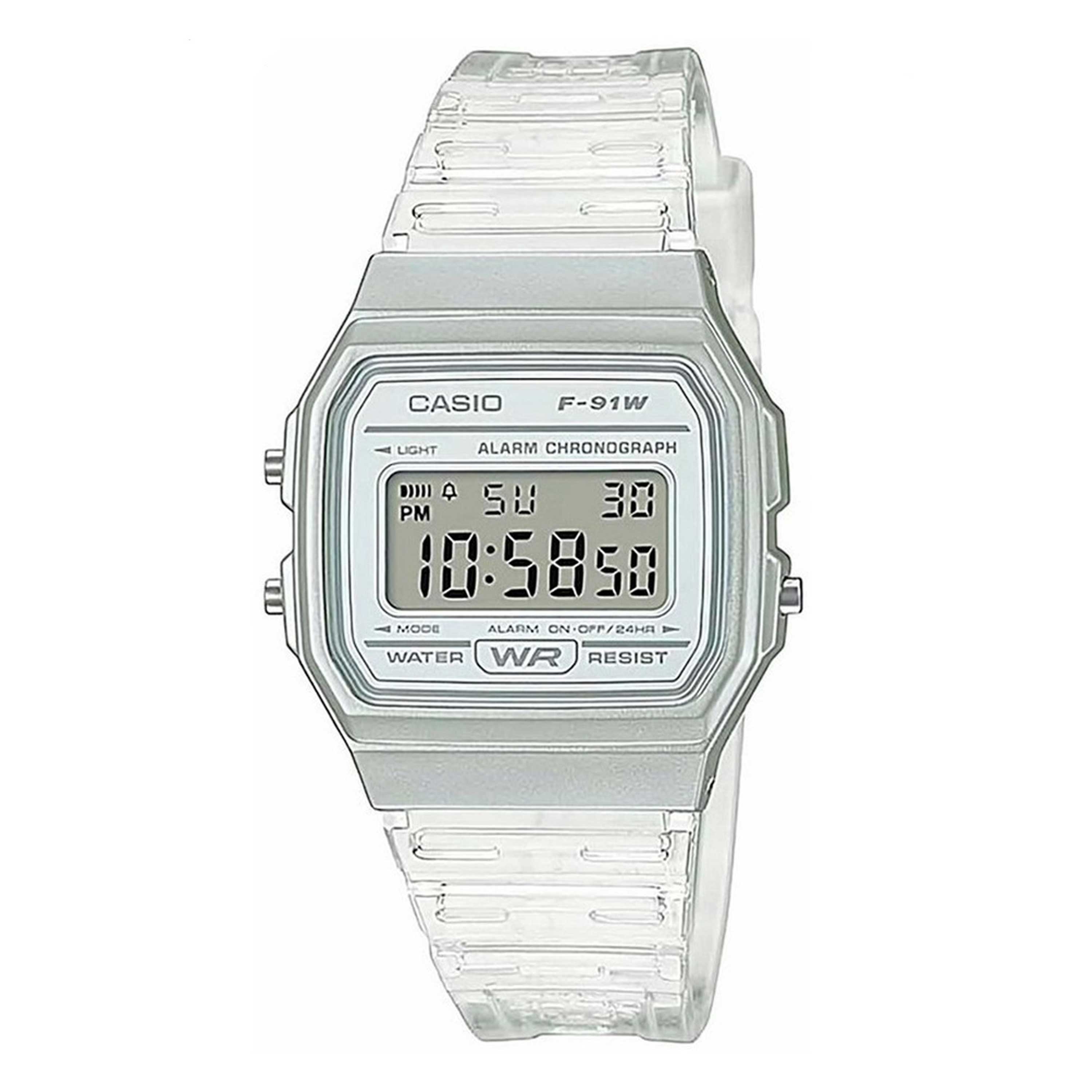 ساعت مچی نوستالژی کاسیو مدل CASIO F-91WS-7DF