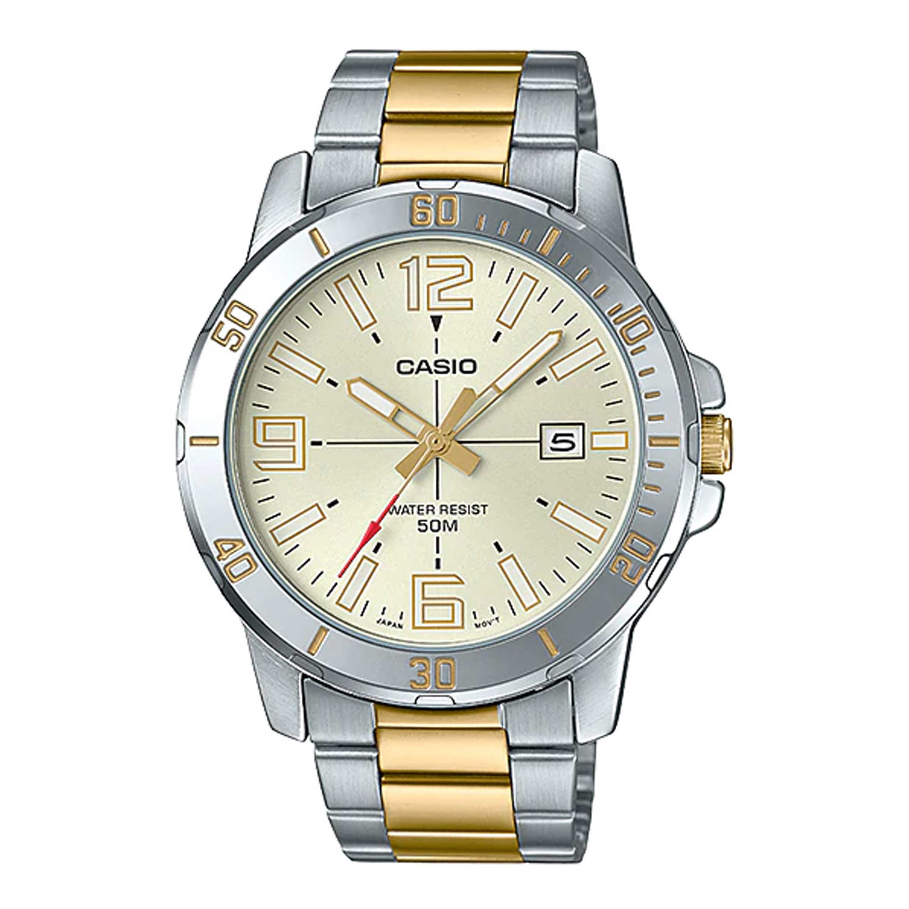 ساعت مچی مردانه کاسیو جنرال مدل CASIO MTP-VD01SG-9BVUDF