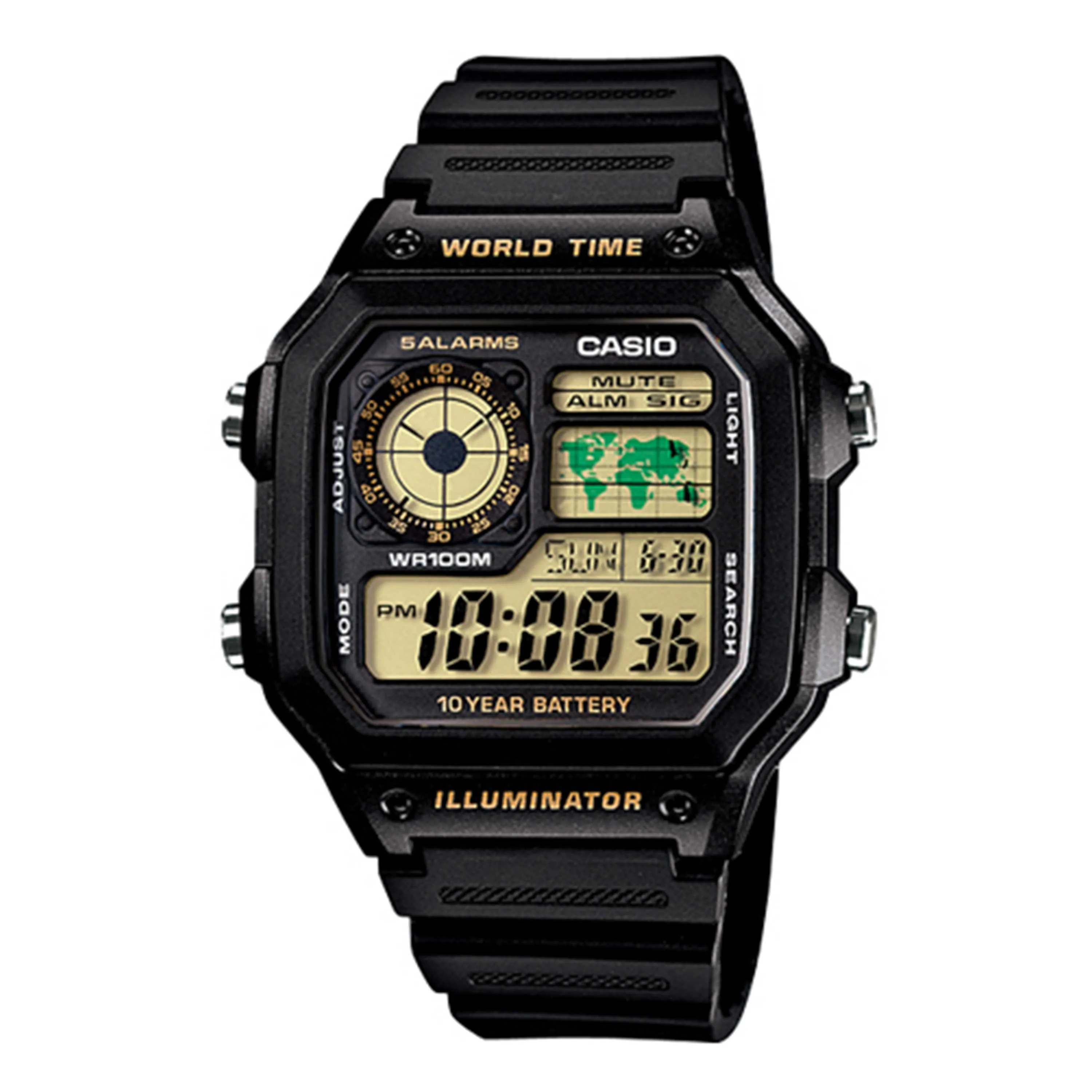ساعت مچی اسپرت کاسیو مدل CASIO AE-1200WH-1BVDF