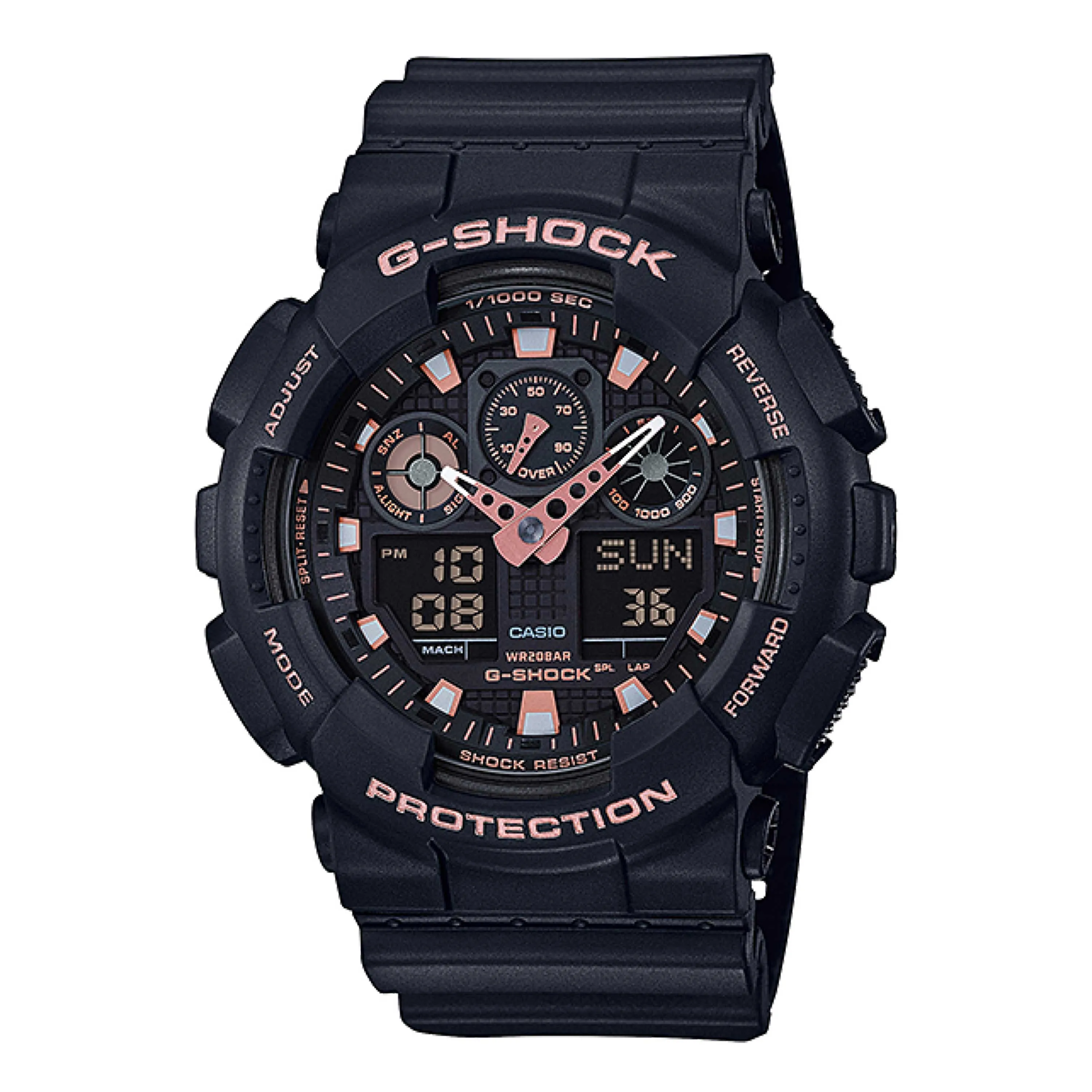 ساعت مچی مردانه کاسیو جی شاک مدل CASIO G-SHOCK GA-100GBX-1A4DR