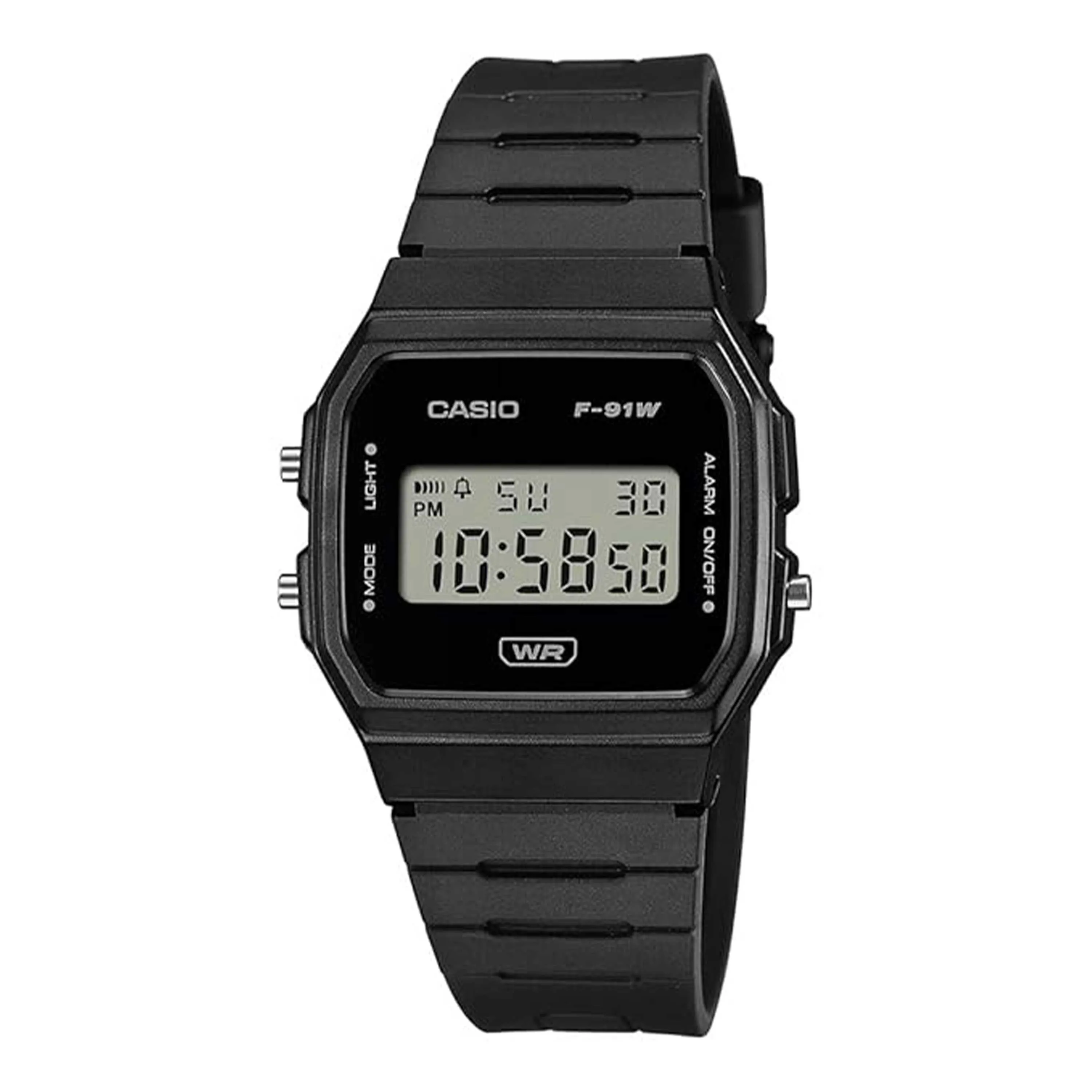 ساعت مچی نوستالژی کاسیو مدل CASIO F-91WB-1ADF