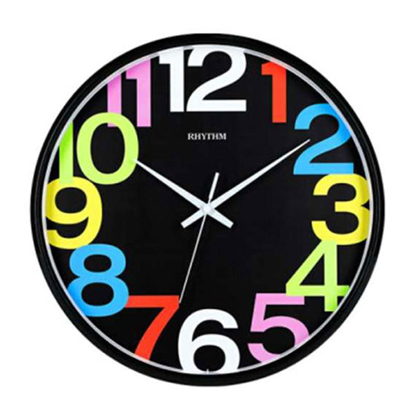 ساعت ریتم دیواری مدل RHYTHM WALL CLOCK CMG589BR76