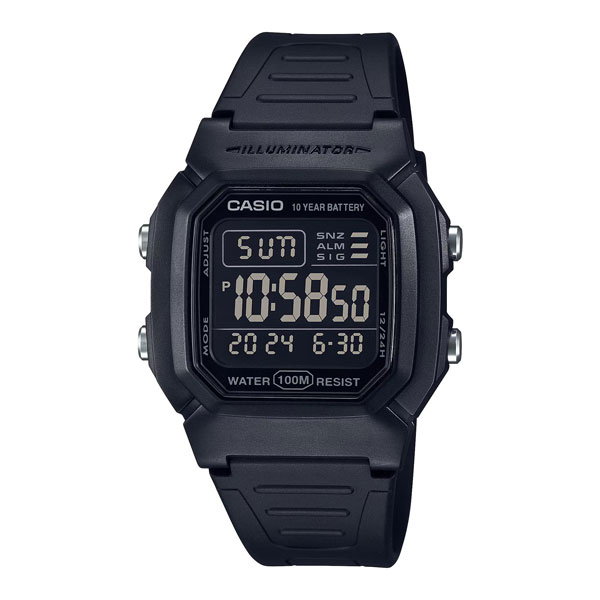 ساعت مچی کاسیو اسپرت مدل CASIO W-800H-1BVDF