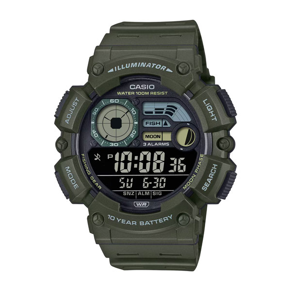 ساعت مچی مردانه اسپرت کاسیو مدل CASIO WS-1500H-3BVDF