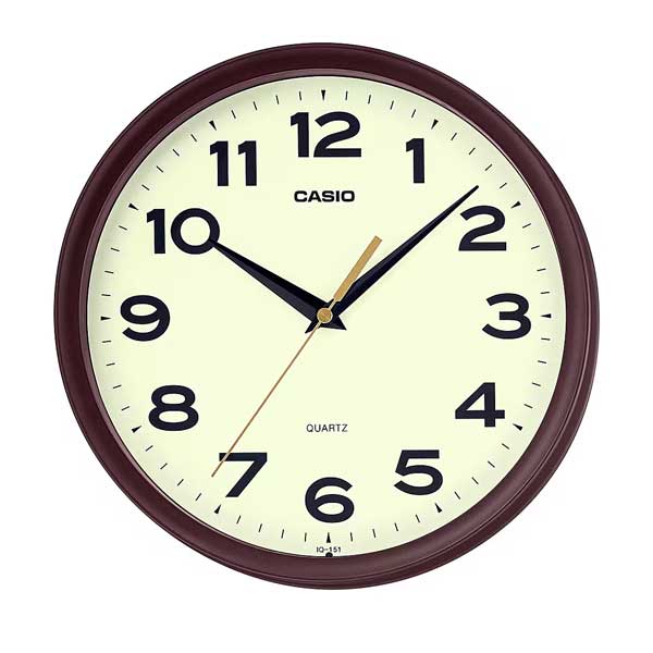 ساعت کاسیو دیواری مدل CASIO WALL CLOCK IQ-151-5DF