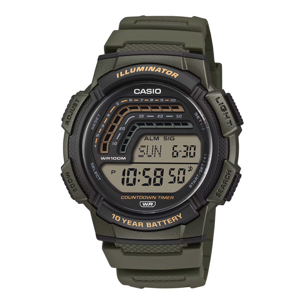 ساعت مچی اسپرت کاسیو مدل CASIO WS-1800-3AVDF