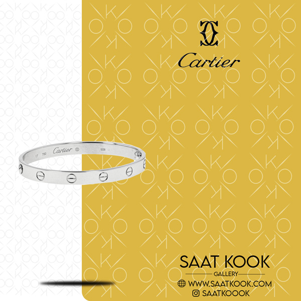 دستبند تمام استیل کارتیر مدل CARTIER CA0504