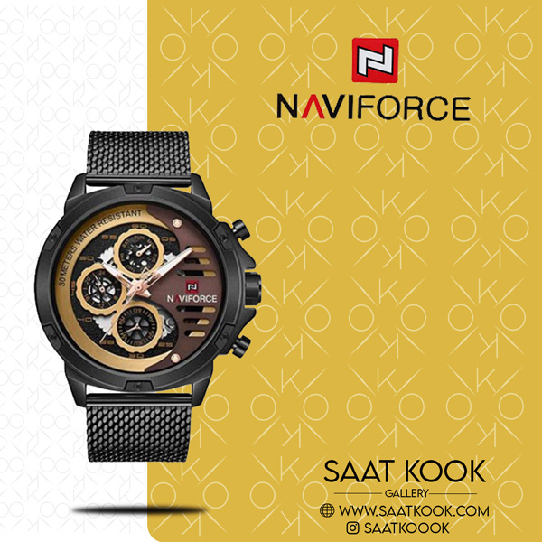 ساعت مچی مردانه نیوی فورس مدل NAVIFORCE NF9110 B/RG