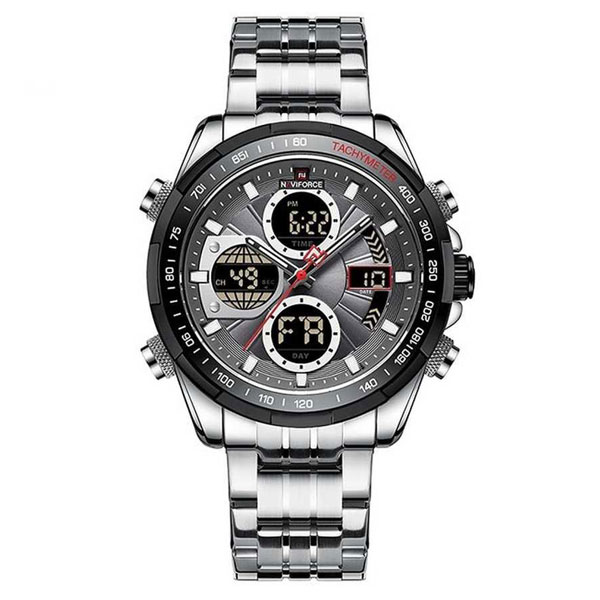 ساعت مچی مردانه نیوی فورس مدل NAVIFORCE NF9197 S/B/GY