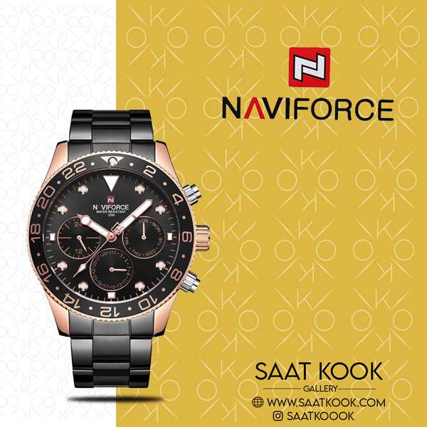ساعت مچی مردانه نیوی فورس مدل NAVIFORCE NF9147 RG/B