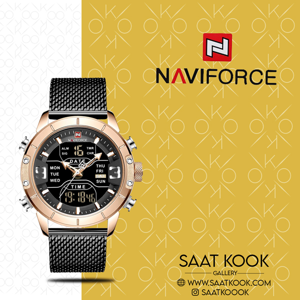 ساعت مچی مردانه نیوی فورس مدل NAVIFORCE NF9153 RG/B