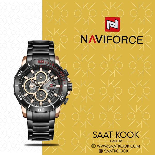 ساعت مچی مردانه نیوی فورس مدل NAVIFORCE NF9174 RG/B
