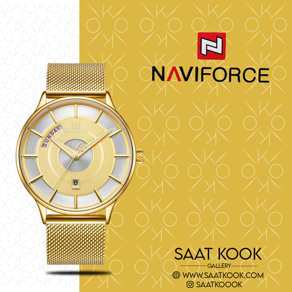 ساعت مچی مردانه نیوی فورس مدل NAVIFORCE NF3007 G/G