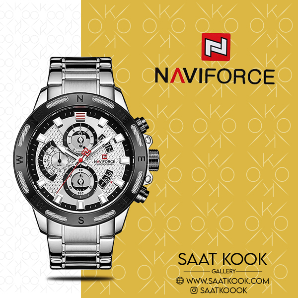 ساعت مچی مردانه نیوی فورس مدل NAVIFORCE NF9165 S/W