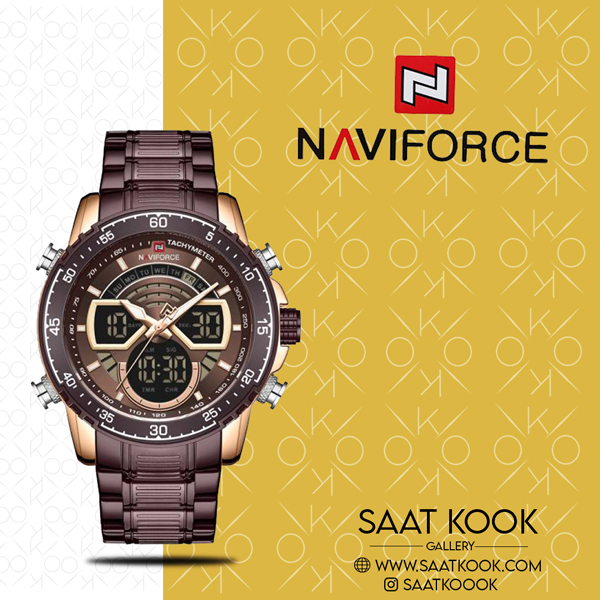 ساعت مچی مردانه نیوی فورس مدل NAVIFORCE NF9189 RG/CE