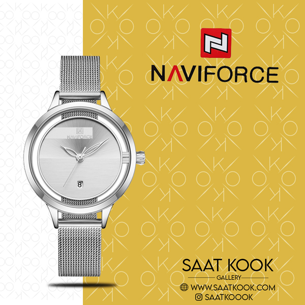 ساعت مچی زنانه نیوی فورس مدل NAVIFORCE NF5014 S/W