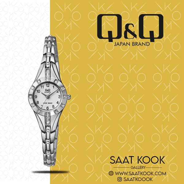 ساعت مچی زنانه کیو اند کیو مدل Q&Q F617J204Y