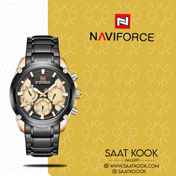 ساعت مچی مردانه نیوی فورس مدل NAVIFORCE NF9113 RG/RG/B