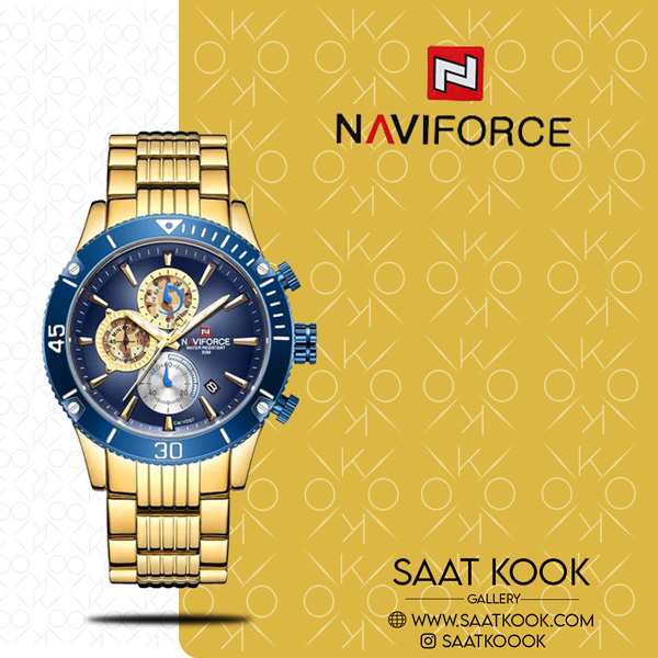 ساعت مچی مردانه نیوی فورس مدل NAVIFORCE NF9173 G/BE
