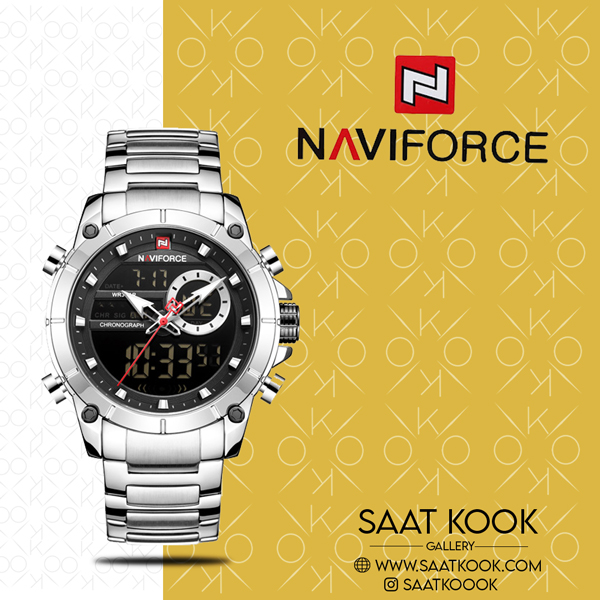 ساعت مچی مردانه نیوی فورس مدل NAVIFORCE NF9163 S/B