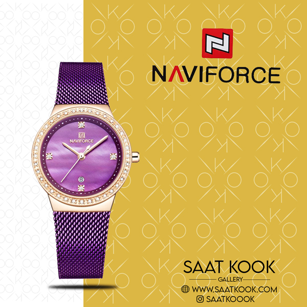 ساعت مچی زنانه نیوی فورس مدل NAVIFORCE NF5005 RG/PE