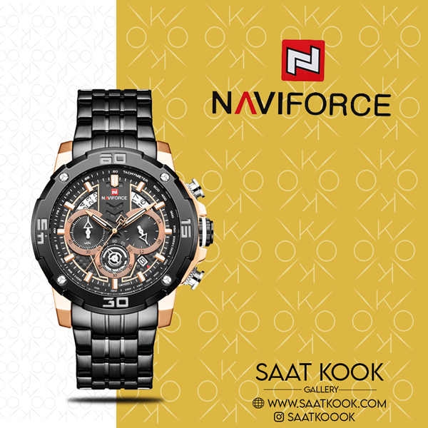 ساعت مچی مردانه نیوی فورس مدل NAVIFORCE NF9175 RG/B