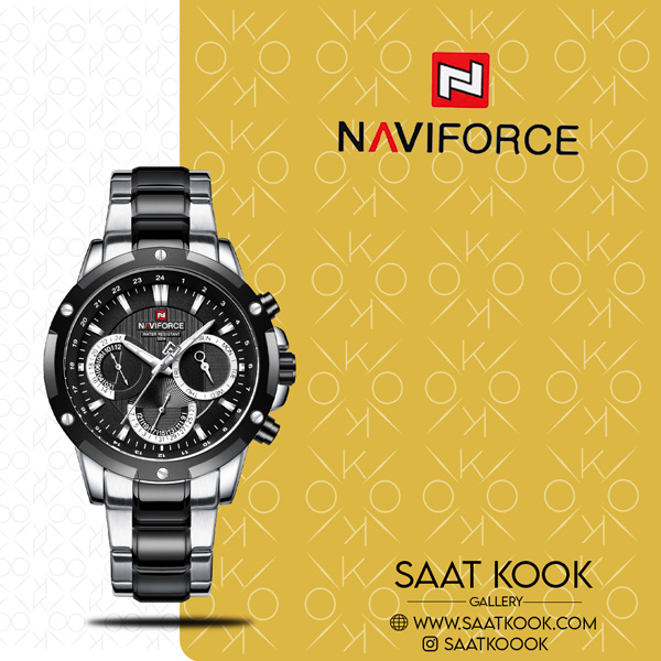 ساعت مچی مردانه نیوی فورس مدل NAVIFORCE NF9196 S/B