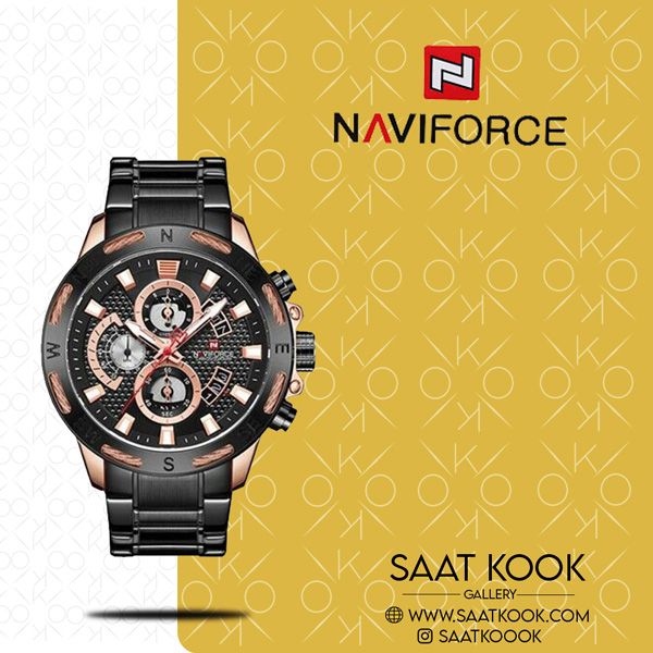 ساعت مچی مردانه نیوی فورس مدل NAVIFORCE NF9165 RG/B