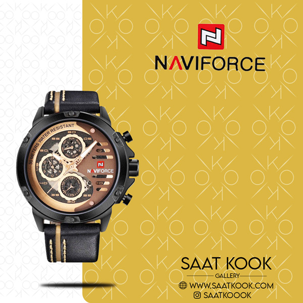 ساعت مچی مردانه نیوی فورس مدل NAVIFORCE NF9110 B/RG/BN