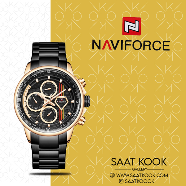 ساعت مچی مردانه نیوی فورس مدل NAVIFORCE NF9184 RG/B