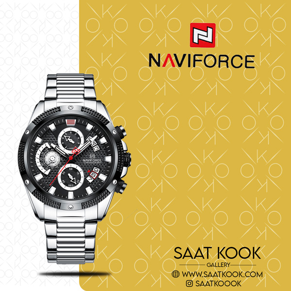ساعت مچی مردانه نیوی فورس مدل NAVIFORCE NF8021 S/B