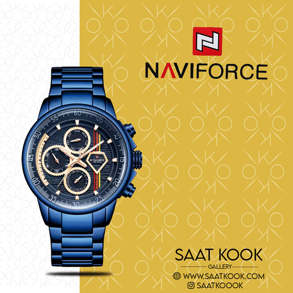ساعت مچی مردانه نیوی فورس مدل NAVIFORCE NF9184 BE/BE