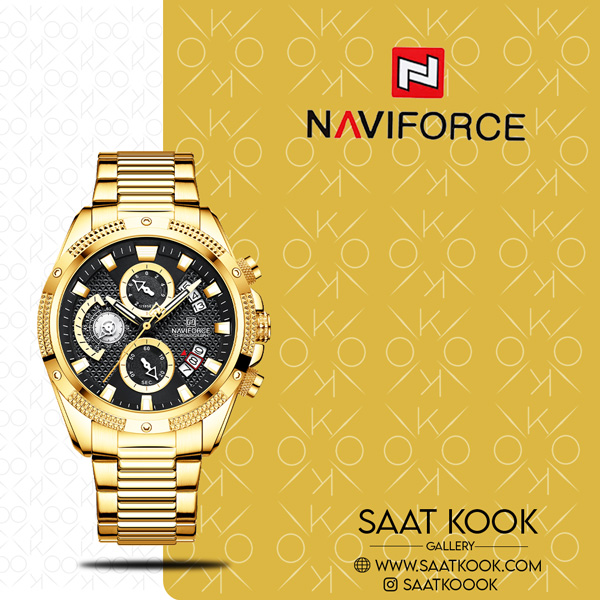 ساعت مچی مردانه نیوی فورس مدل NAVIFORCE NF8021 G/B