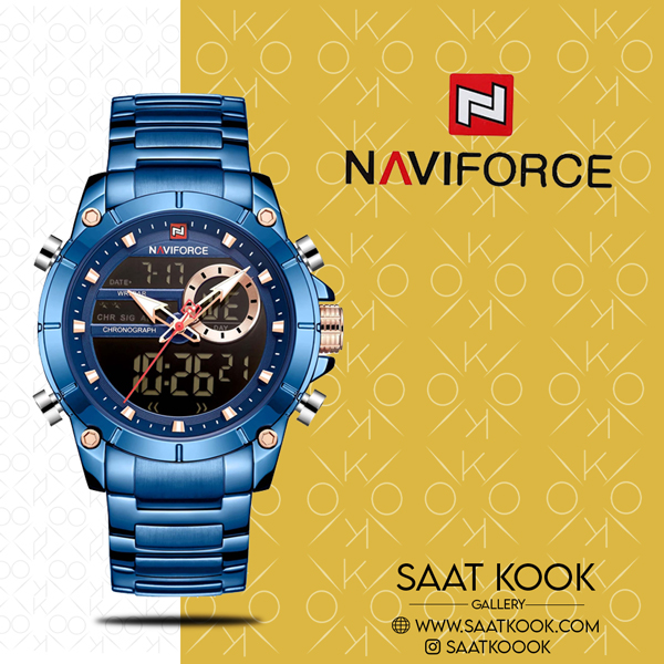 ساعت مچی مردانه نیوی فورس مدل NAVIFORCE NF9163 BE/BE