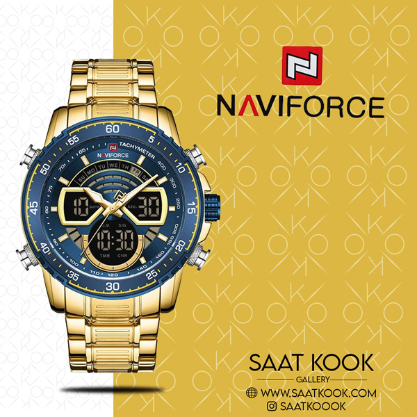 ساعت مچی مردانه نیوی فورس مدل NAVIFORCE NF9189 G/BE