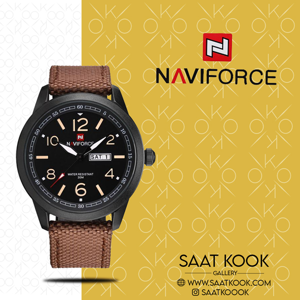 ساعت مچی مردانه نیوی فورس مدل NAVIFORCE NF9101 B/Y/BN