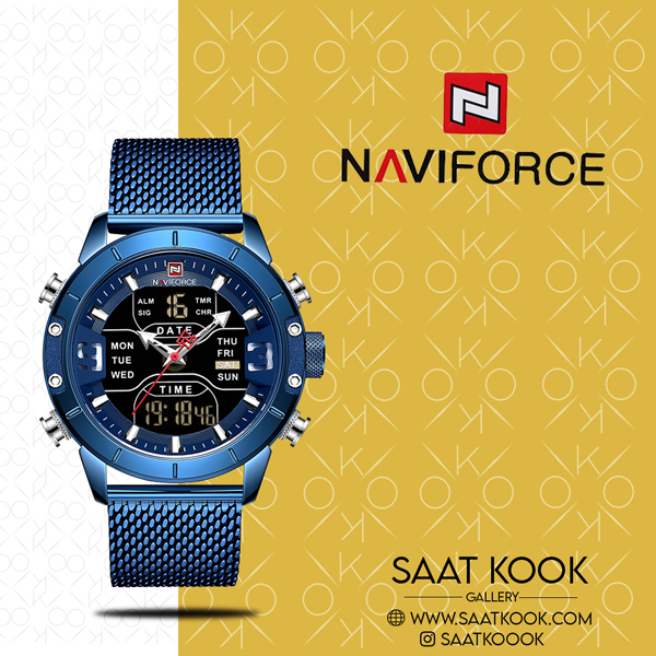 ساعت مچی مردانه نیوی فورس مدل NAVIFORCE NF9153 BE/BE