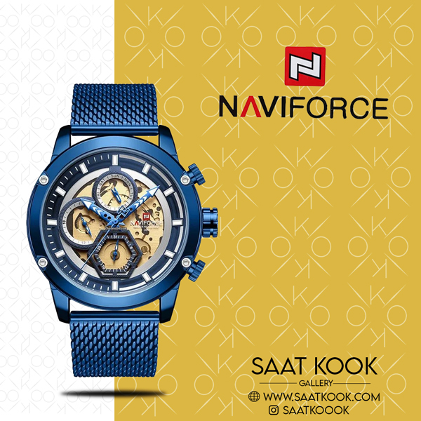 ساعت مچی مردانه نیوی فورس مدل NAVIFORCE NF9167 BE/BE