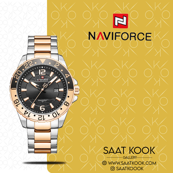 ساعت مچی مردانه نیوی فورس مدل NAVIFORCE NF9192 S/RG/B