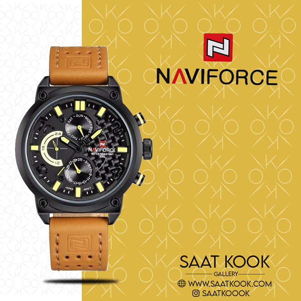 ساعت مچی مردانه نیوی فورس مدل NAVIFORCE NF9068 B/B/Y