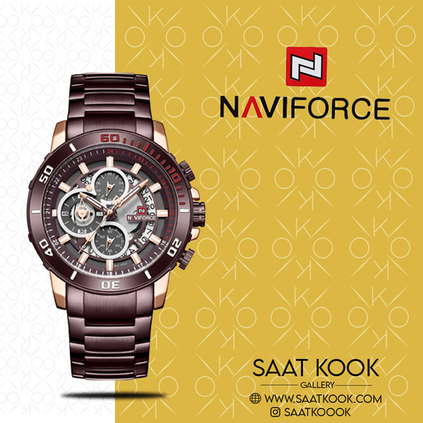 ساعت مچی مردانه نیوی فورس مدل NAVIFORCE NF9174 RG/CE