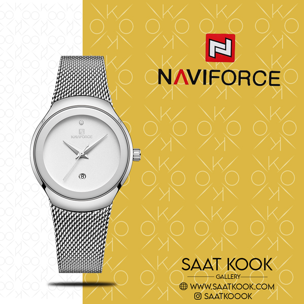 ساعت مچی زنانه نیوی فورس مدل NAVIFORCE NF5004 S/W