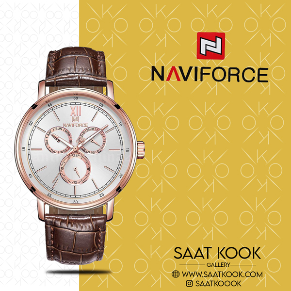 ساعت مچی مردانه نیوی فورس مدل NAVIFORCE NF3002 RGW