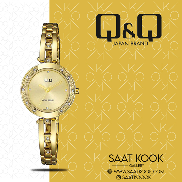 ساعت مچی زنانه کیو اند کیو مدل Q&Q F639J010Y