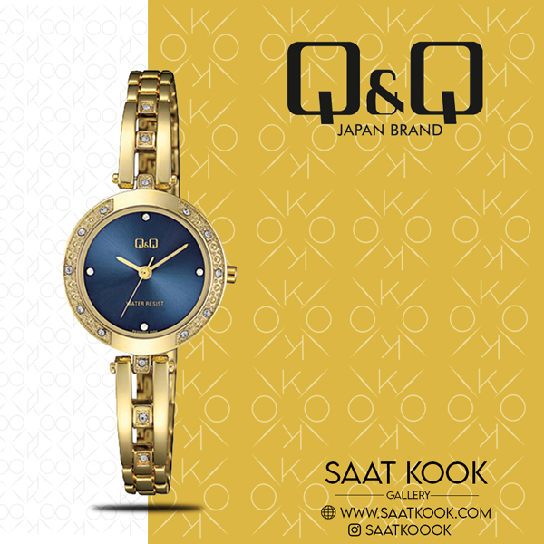 ساعت مچی زنانه کیو اند کیو مدل Q&Q F639J002Y